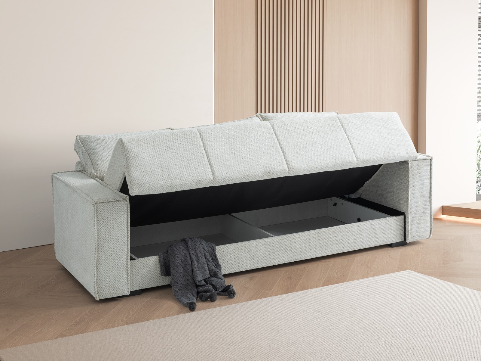 Trend Yatak Milano Modern Lüks Üçlü Kanepe - Premium Konfor Koltuk - Alternatif Görsel 3